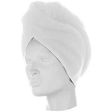 Möve Domácí froté turban na sušení vlasů, bílý (4013165149886)