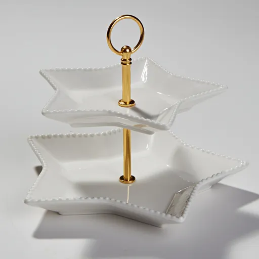 2 patrový etažér Hvězda