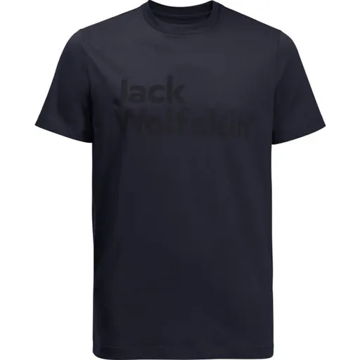 Jack Wolfskin BRAND T M Pánské triko, tmavě modrá, velikost
