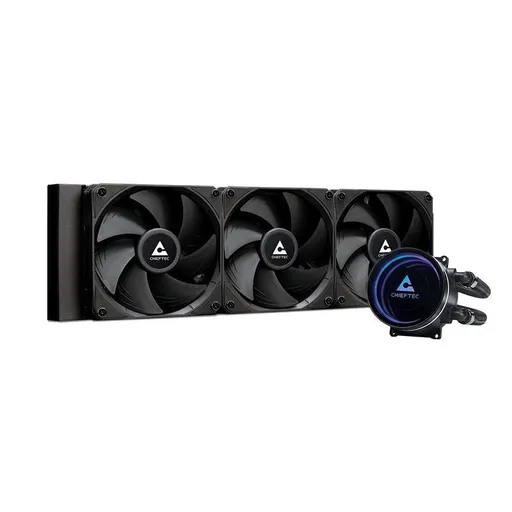 CHIEFTEC vodní chlazení CPU Iceberg 360 Dark, 3x120mm, ARGB vodní blok, LGA1851, AM5, černá