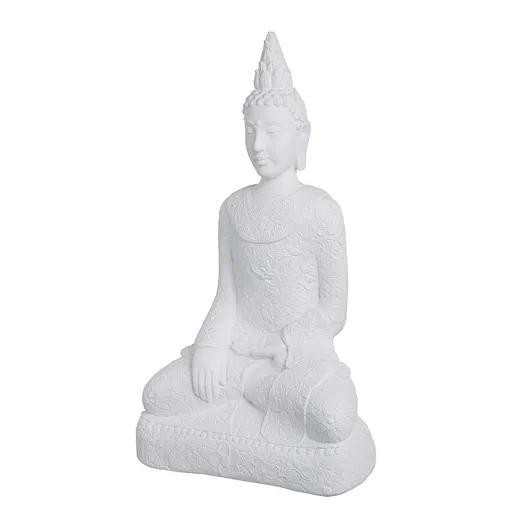BUDDHA Soška 60 cm - bílá