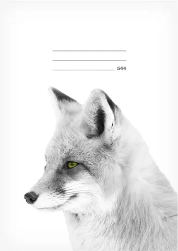 Školní sešit LUX A5 544 Liška