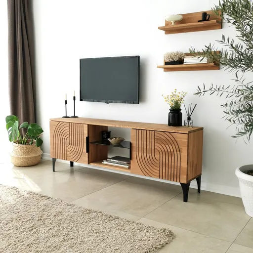 TV stěna / Sestava pod TV Lidya - Oak