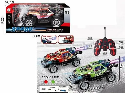 RC auto Stunt Car se sprejovou funkcí