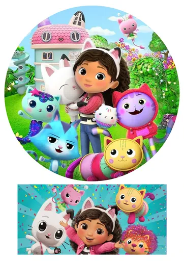 Personal Jedlý obrázek na dort - Gabby