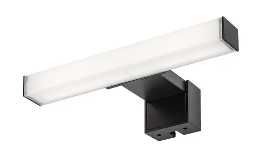 Rabalux Černé LED svítidlo nad zrcadlo 3v1 Oliro 20cm 4W 75050