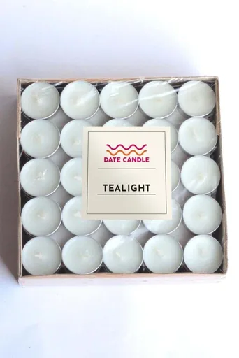 Svíčka Tealight 6 x 100 - White v2