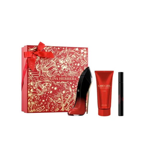 Carolina Herrera Very Good Girl Elixir  dárková sada (parfémová voda 80 ml + tělové mléko 100 ml + cestovní balení vůně)