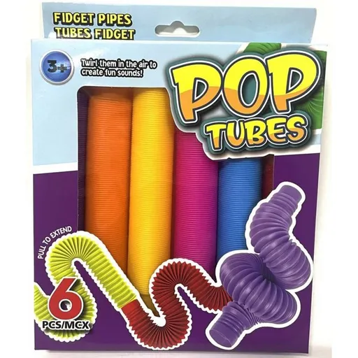 Alltoys Fidget trubičky 6 ks