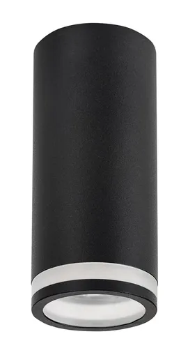 Rabalux Černé stropní svítidlo Senobia 120mm pro žárovku GU10 73030