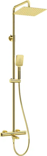 DEANTE Therm zlato Sprchový sloup, s vanovou baterií, termostat NAC_Z1HT