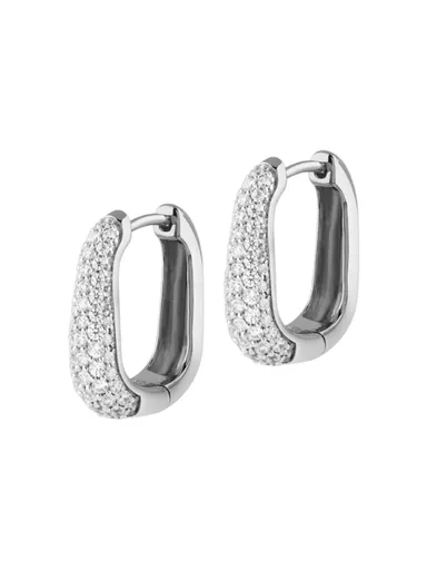 Guess Stříbrné náušnice s krystaly Nuances JSBE04502JWRHT/U