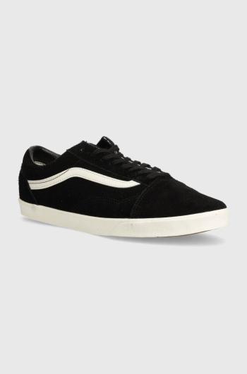 Semišové tenisky Vans Old Skool Lowpro černá barva, VN000D0E1KP1