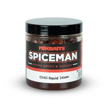 Mikbaits Boilie v dipu Spiceman 250ml - Chilli Squid 24mm