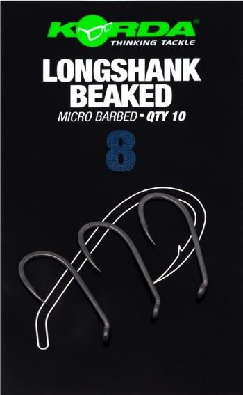 Korda háčky longshank beaked barbed 10 ks - velikost 8