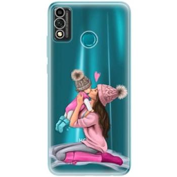 iSaprio Kissing Mom - Brunette and Girl pro Honor 9X Lite (kmbrugirl-TPU3_Hon9XL)