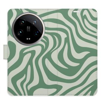 Flipové pouzdro iSaprio - Zebra Green 02 - Xiaomi 14 Ultra