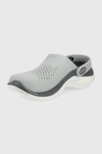 Pantofle Crocs Literide 360 Clog šedá barva, 206708 Light Grey