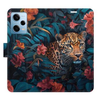 Flipové pouzdro iSaprio - Flower Jaguar 02 - Xiaomi Redmi Note 12 Pro 5G / Poco X5 Pro 5G