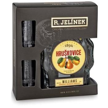 Rudolf Jelínek Hruškovice Williams 0,5l 42% + 2x sklo GB (8595198855997)