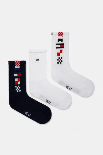 Dětské ponožky Tommy Hilfiger 3-pack bílá barva, 701229870