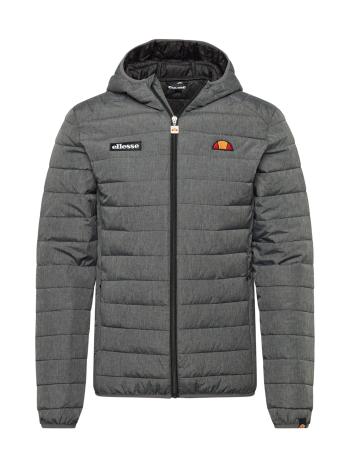 ELLESSE Átmeneti dzseki 'Lombardy'  szürke melír / narancs / piros / fekete