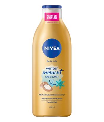 Nivea Hydratační tělové mléko s bambuckým máslem Winter Moment (Body Milk) 400 ml