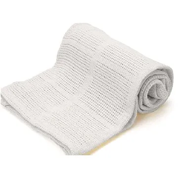 Chanar Bavlněná celulární deka 100 × 150cm, bílá (05-06-0041-01-101-015)