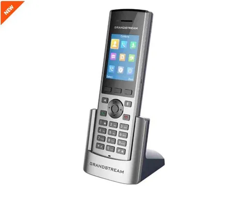 Grandstream DP730 IP tel., 2,4" bar. displ., 2SIP úč., video, BT, Micro USB, HAC, Push-to-talk