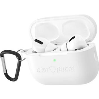 AlzaGuard Skinny Silicone Case pro Airpods Pro 2022 bílé (AGD-ACSS4W)