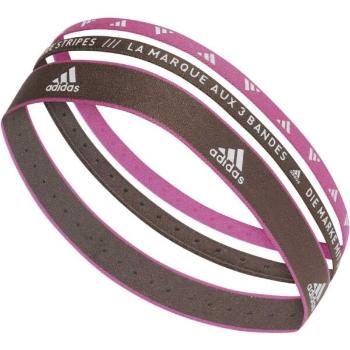 adidas HEADBAND 3PP Sportovní čelenky, hnědá, velikost