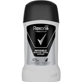 Rexona Men Invisible Black + White tuhý antiperspirant pre mužov 50 ml (96097335)