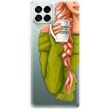 iSaprio My Coffe and Redhead Girl pro Samsung Galaxy M53 5G (coffread-TPU3-M53_5G)