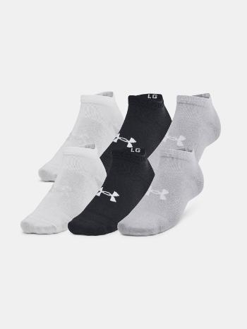 Under Armour Unisex UA Essential Low Ponožky 6 párů Černá