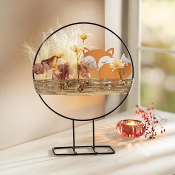 Weltbild Kovová dekorace Podzimní liška