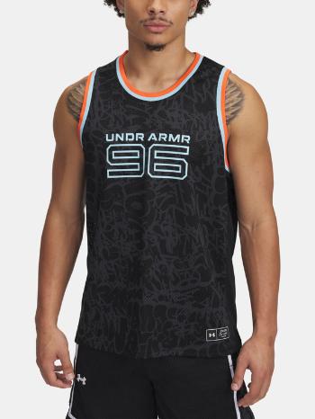 Under Armour Zone Pro Mesh Tank Printed Trikó Fekete