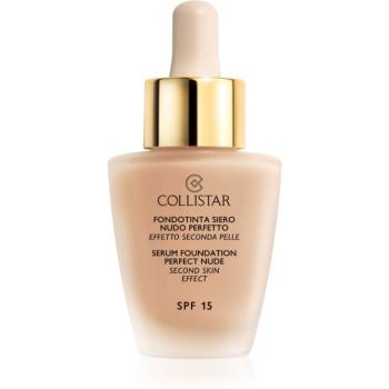 Collistar Serum Foundation Perfect Nude rozjasňující make-up pro přirozený vzhled SPF 15 odstín 4 Sand 30 ml