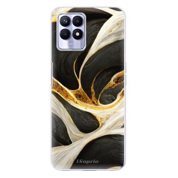 Odolné silikonové pouzdro iSaprio - Black and Gold - Realme 8i