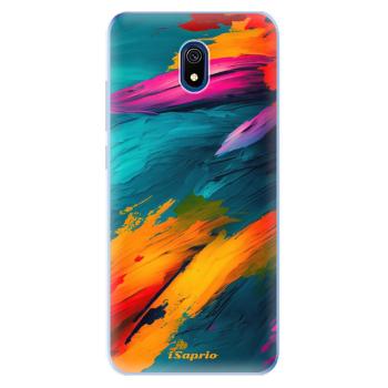 Odolné silikonové pouzdro iSaprio - Blue Paint - Xiaomi Redmi 8A