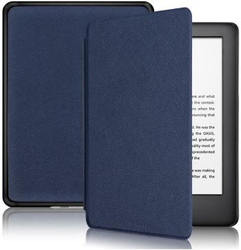 E-book olvasó tok B-SAFE Lock 1285 tok Amazon Kindle 2019 készülékhez, sötétkék