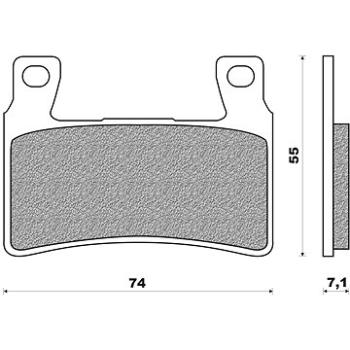 NEWFREN brzdové destičky (směs ROAD TOURING SINTERED) (2ks) M502-481 (M502-481)