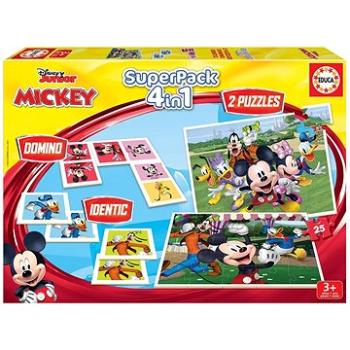 Educa Soubor her Mickey a přátelé 4v1 (8412668190993)