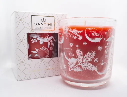 Santini Luxusní svíčka - Jablko a skořice