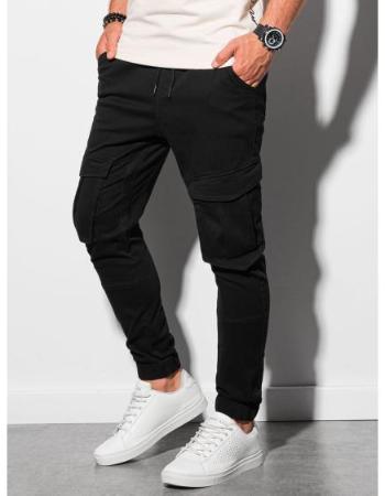 Pánské kalhoty joggers P886 černé 