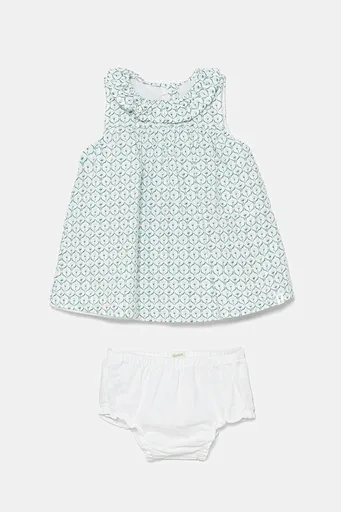 Dětské plátěné šaty United Colors of Benetton