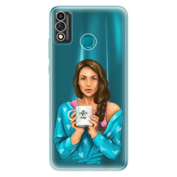 Odolné silikonové pouzdro iSaprio - Coffe Now - Brunette - Honor 9X Lite