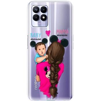 iSaprio Mama Mouse Brunette and Boy pro Realme 8i (mmbruboy-TPU3-Rlm8i)