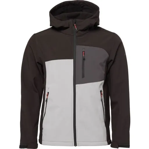 Willard DODICI Pánská celorozepínací softshellová bunda, černá, velikost XXXL