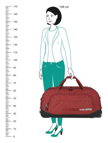 Travelite Kick Off Wheeled Duffle XL Red