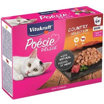 Vitakraft Cat mokré krmivo Poésie Délice Gelee Multipack masový 6 × 85g (4008239398741)